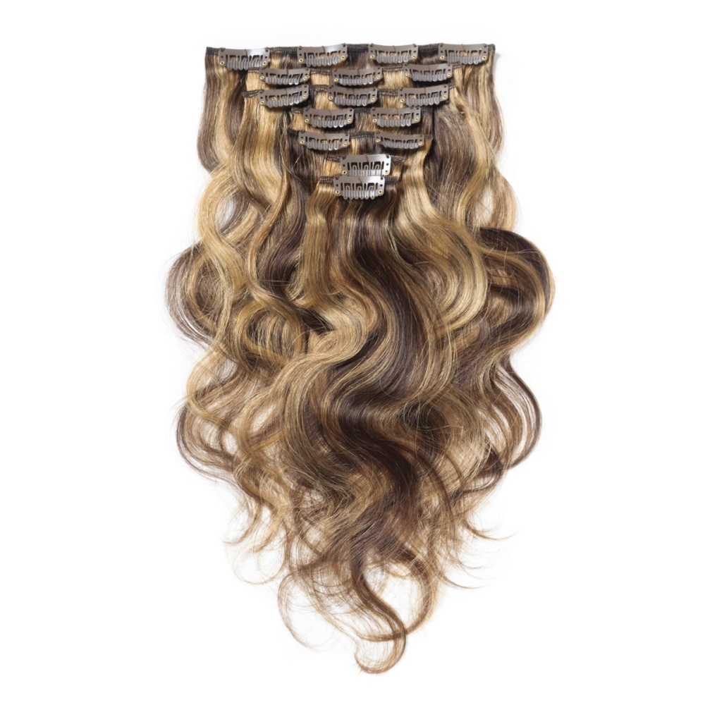 body wave clip in hair extensions