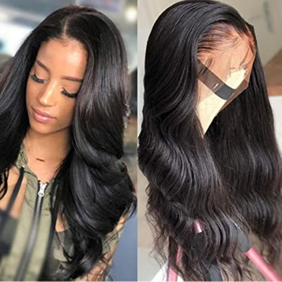 Best Body Wave Real Brazilian Black Hair Lace Wigs Hair 13*4 Lace Front High Density Lace Frontal On Sale Ready to Ship