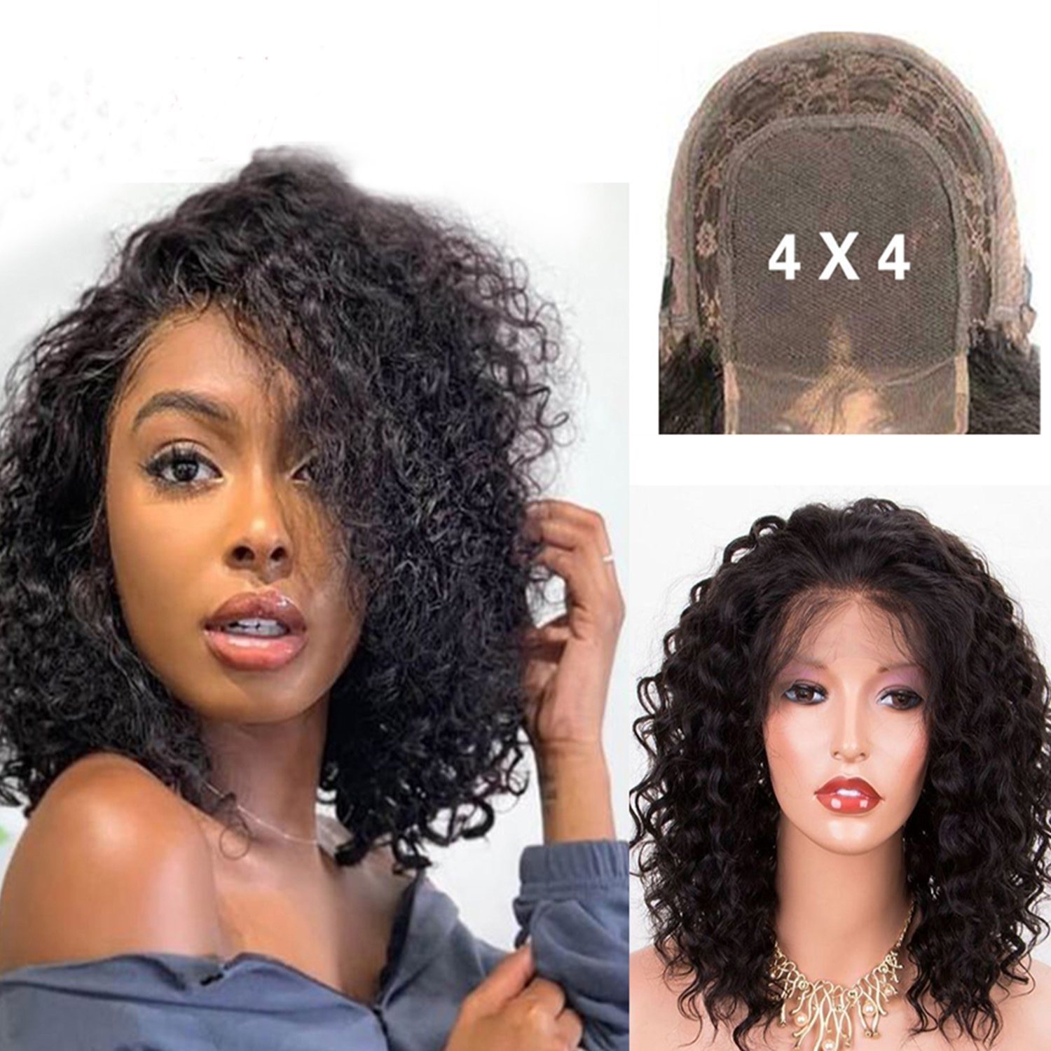 4*4 Lace Closure Wig