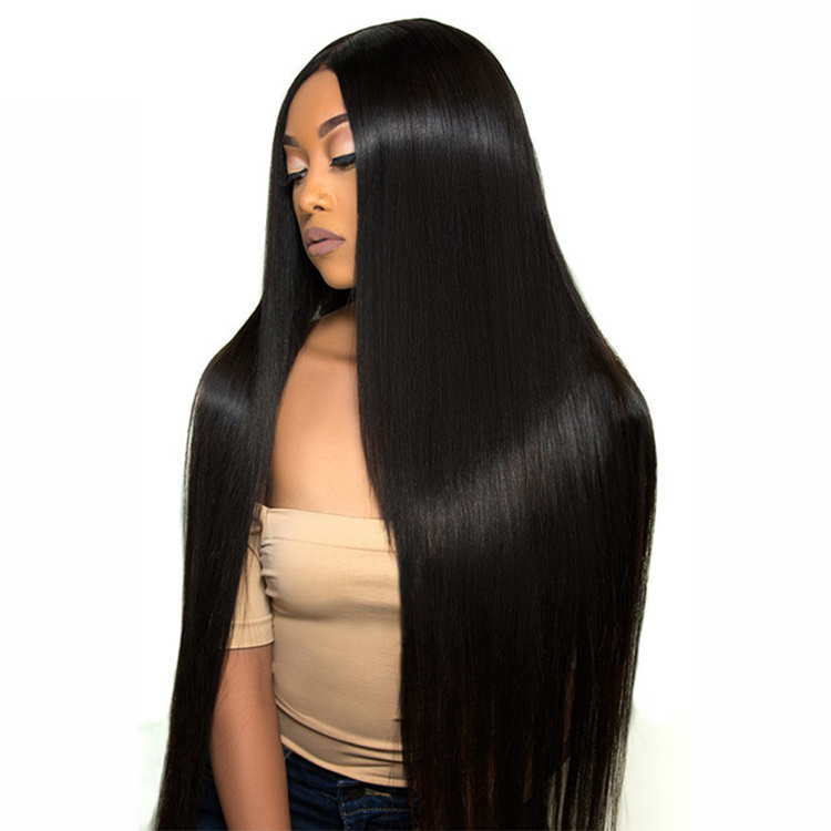 3-Bundle w/ 4×4 HD Closure, 10-30 Inch 12A+ Super Double Drawn Brazilian Hair